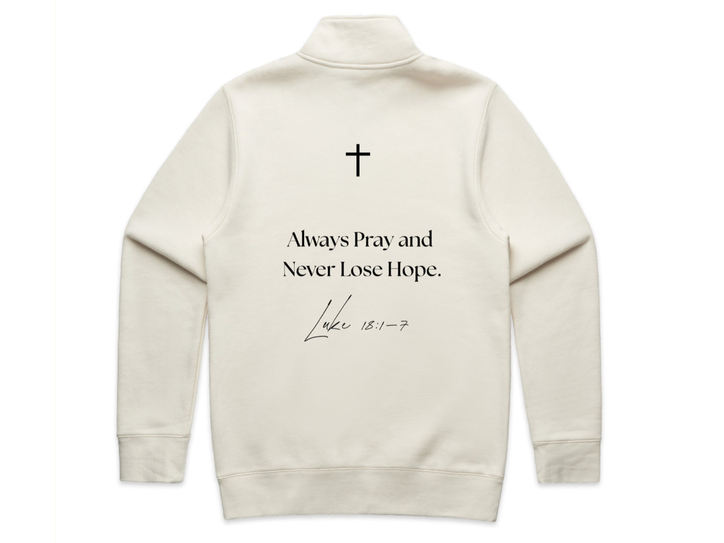 Half Zip Crew -  Luke 18-1