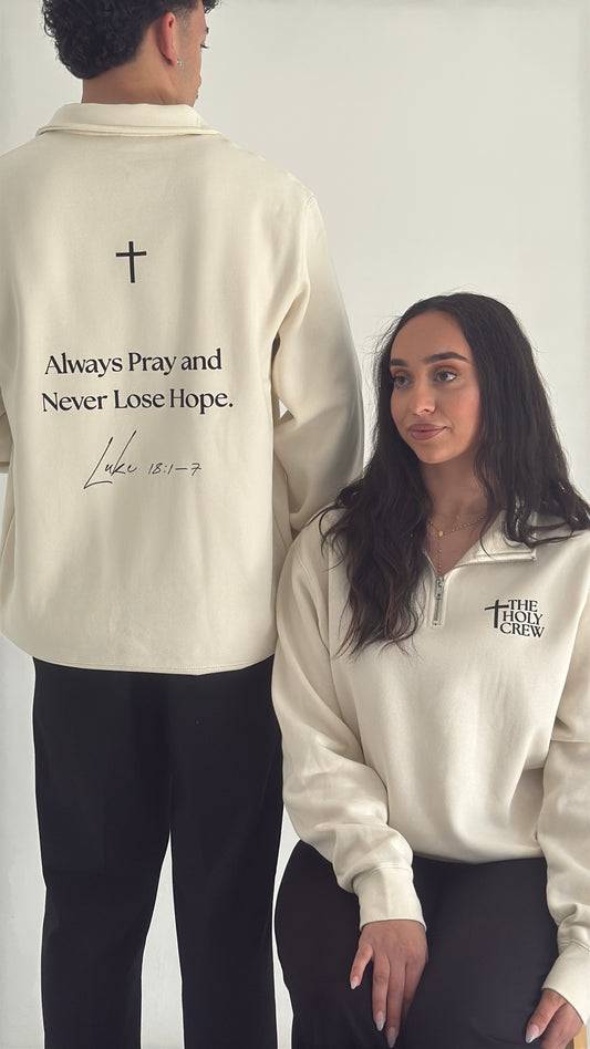Half Zip Crew -  Luke 18-1