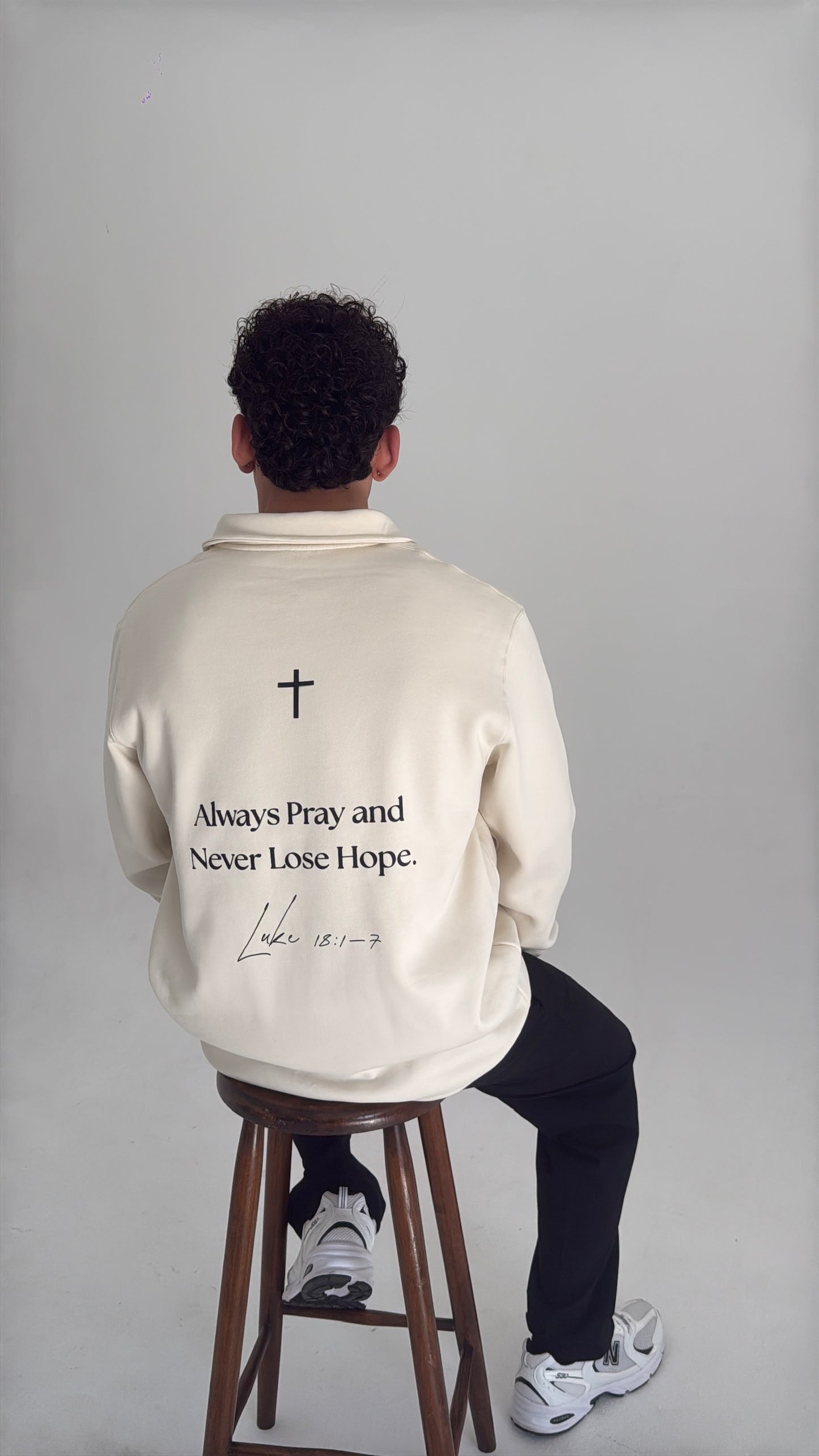 Half Zip Crew -  Luke 18-1